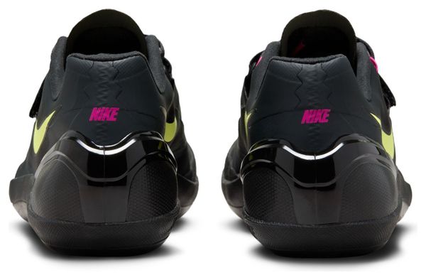 Zapatillas de atletismo unisex Nike Zoom Rotational 6 <strong>Negro Rosa</strong> Amarillo