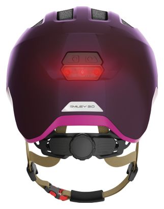 Abus Smiley 3.0 Ace LED Kids Helmet Royal Purple