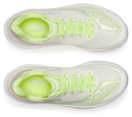 Saucony Endorphin Azura hardloopschoenen, wit/groen, dames