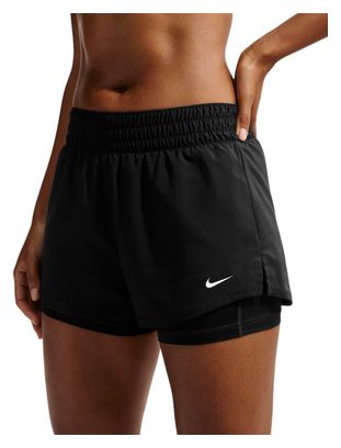 Nike One 3in 2-in-1 Shorts, Black, Women's