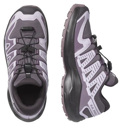Salomon XA Pro Waterproof Purple Kids' Trail Running Shoes