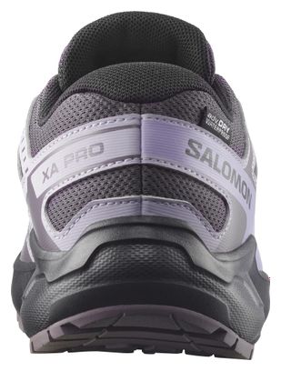 Salomon XA Pro Waterproof Purple Kids' Trail Running Shoes