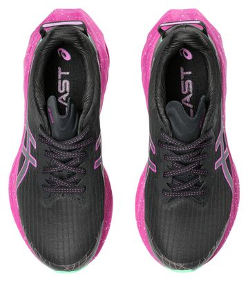 Asics Novablast 4 Lite-Show Laufschuhe Schwarz/Rosa Damen