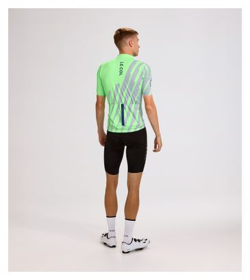 Maillot Manches Courtes Homme Le Col Pro Vert/Gris