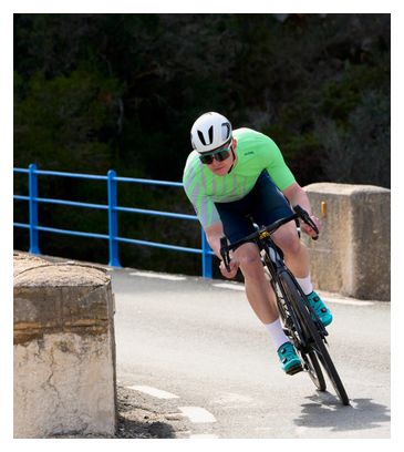 Maillot Manches Courtes Homme Le Col Pro Vert/Gris