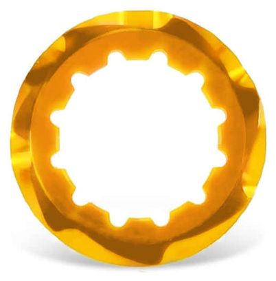 Garbaruk Centerlock Nut for Shimano HG Orange Freewheel Body