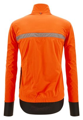 Santini Guard Neo Shell Waterproof Jacket Orange