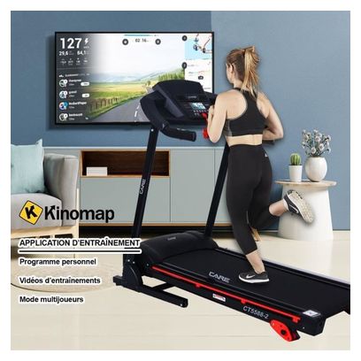 Tapis de course connecté - 16km/h - CARE - CT-5588-2 - KINOMAP