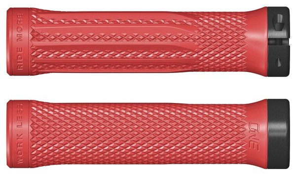 Paire de Grips OneUp Lock-On Rouge