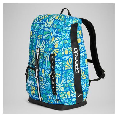 Sac à Dos Speedo Team 35L Imprimé Bleu/ Vert