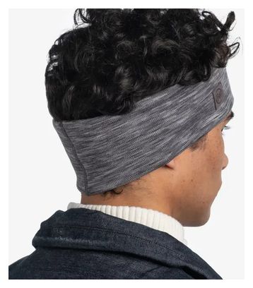 Cinta de Pelo Unisex Buff Merino Gris Ancho