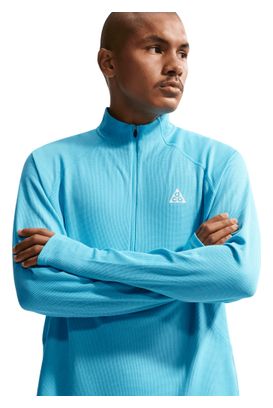 Sudadera con cremallera 1/4 Nike ACG azul para hombre