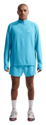 Sudadera con cremallera 1/4 Nike ACG azul para hombre