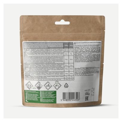 Gevriesdroogde vegetarische maaltijd FORCLAZ Dahl rijst/linzen ORGANIC 110 g