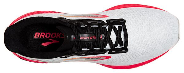 Zapatillas de Running Brooks Launch GTS 10 Blanco Rojo Hombre