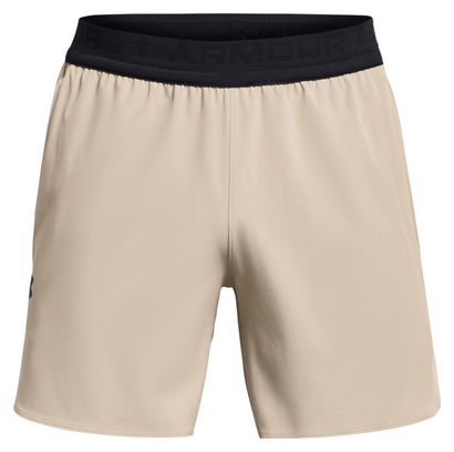 Pantaloncini Under Armour Peak Woven Beige Uomo