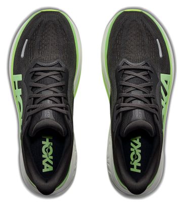 Chaussures Running Hoka Clifton Pro Noir/Vert Homme