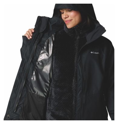 Chaqueta impermeable 3 en 1 Columbia Bugaboo III para mujer Negra