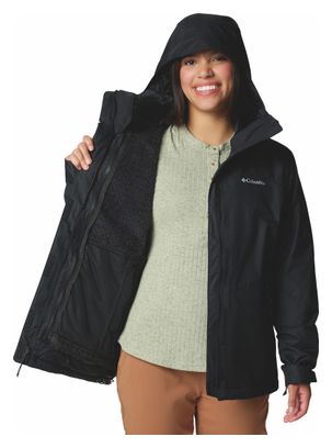 Chaqueta impermeable 3 en 1 Columbia Bugaboo III para mujer Negra