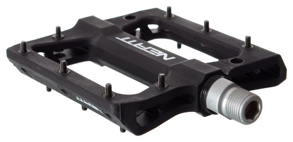 Neatt Composite 8 Pin Flat Pedals Black