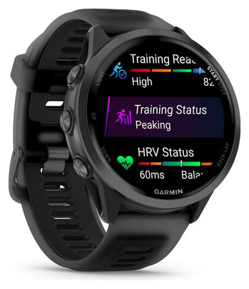 Montre GPS Garmin Forerunner 570 - 47 mm Noir Aluminium Slate
