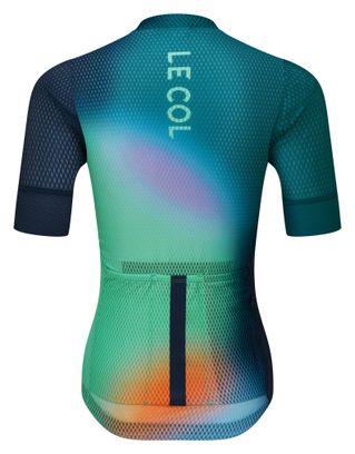 Le Col Pro Air Blue/Green Women's Short Sleeve Jersey