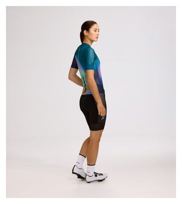 Le Col Pro Air Blue/Green Women's Short Sleeve Jersey