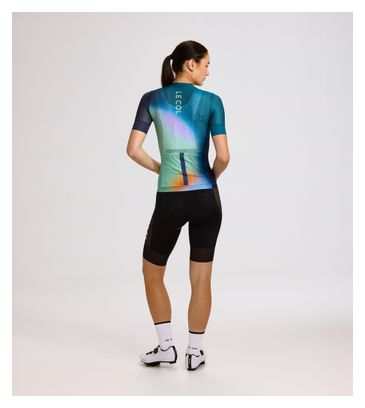Le Col Pro Air Blue/Green Women's Short Sleeve Jersey