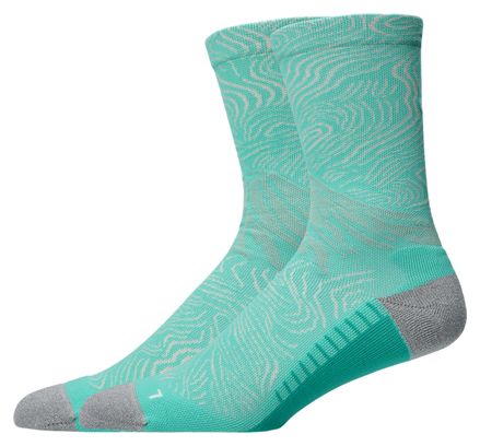 Calze Asics Fujitrail Graphic Crew Verde
