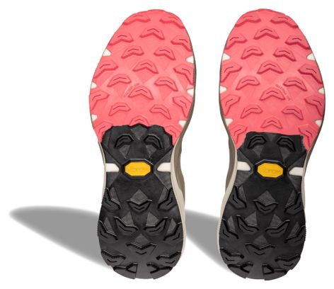 Zapatillas de trail Dynafit Ultra 100 v3 Beige/Rosa para mujer