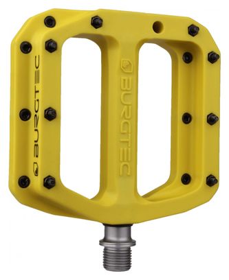 Burgtec MK4 Composite Flat Pedals Burgtec Yellow
