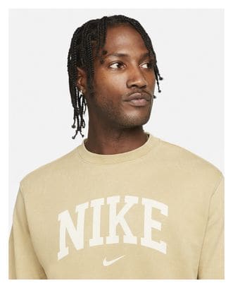 Nike Sportswear Arch Beige Sweatshirt