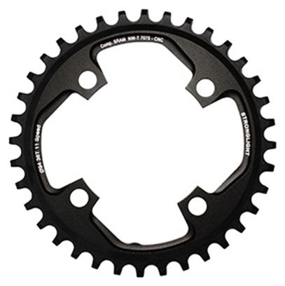 INGRANAGGIO MTB 4BRA D.94 PER SRAM X01 STRONGLIGHT 36DTS MONO NERO ALU 7075 11V. - SPESSORE 5mm