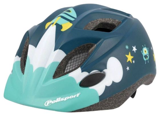 Casque de vélo polisport spaceship bleu foncé