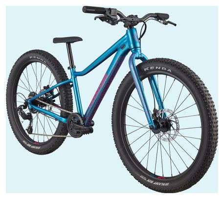 Cannondale Trail Plus 24'' Microshift 8S Blauw Diepgroen