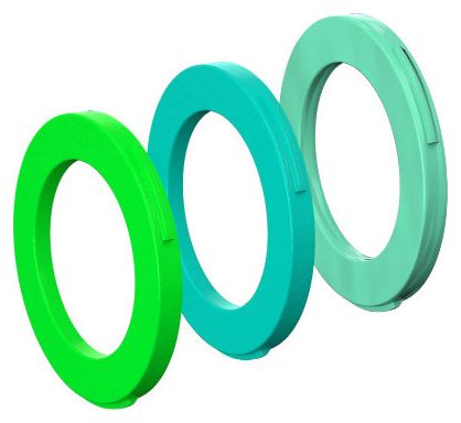 Kit d'Oeillets Magura Etrier 4 Pistons Vert fluo / Turquoise / Menthe