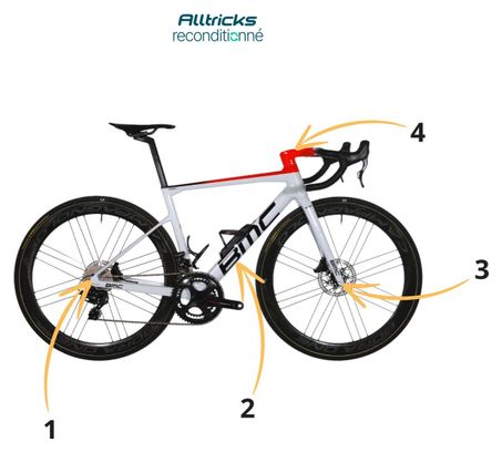 Team Pro Bike Product - BMC Team Machine SLR01 Campagnolo Super Record EPS 12v Team AG2R Citroën 'Geoffrey Bouchard'