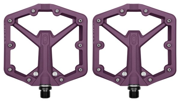 Crankbrothers Stamp 1 Gen 2 - Large Flat Pedals Purple