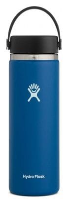 Bouteille Hydro Flask Wide Mouth With Flex Cap 591 ml Bleu Foncé