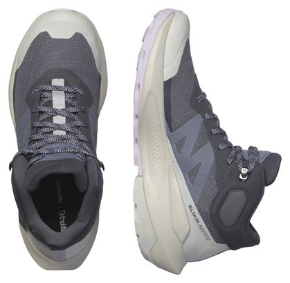 Chaussures de Randonnée Femme Salomon Elixir Activ Mid GTX Bleu Gris