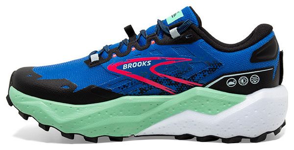 Brooks Caldera 7 Blue Pink Men's Trail Shoes