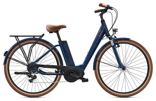 O2 Feel iVog City Up 3.1 Shimano Tourney 7V 400 Wh 26'' Bleu Boréal 2023 Elektrische Stadsfiets