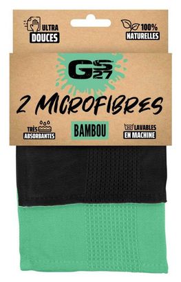 Paquete de  2toallas de microfibra de bambú  GS27x2