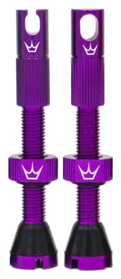 Peatys x Chris King MK2 42mm Tubeless Ventile Lila