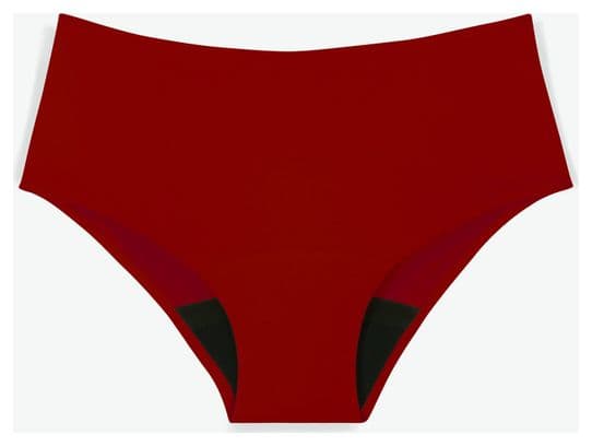 Shorty Menstruel pour Ados - Flux moyen - Rouge