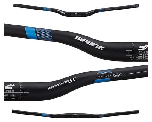 Spank Spike 35 Vibrocore MTB Handlebar Black / Blue