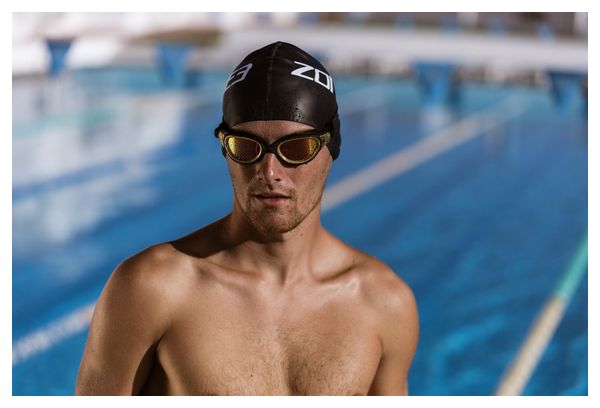 Lunettes natation Polarisées Triathlon Vapour Black / Gold