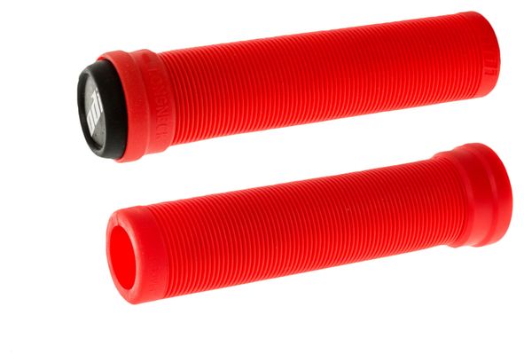 ODI longneck ST Grips Flangeless Fire Red
