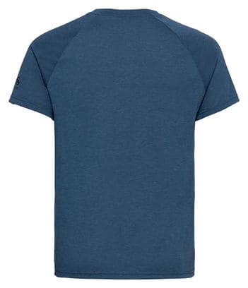 Odlo Halden Print Short Sleeve Jersey Blue