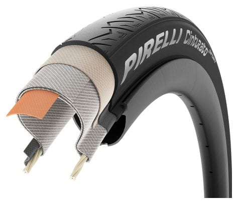 Neumático Pirelli  CinturatoSport 700 mm Tubeless Ready Plegable TechWALL+ Road Pro Compound